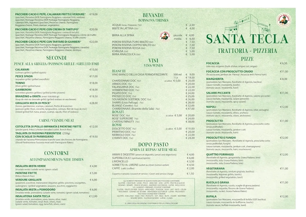 Menu_Ristorante Trattoria Santa Tecla_San Remo_image_2