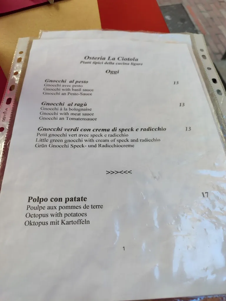 Menu_Osteria La Ciotola_San Remo_image_3