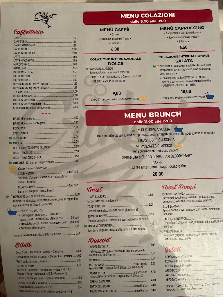 Menü_Ristorante Crikkot_San Remo_Bild_1