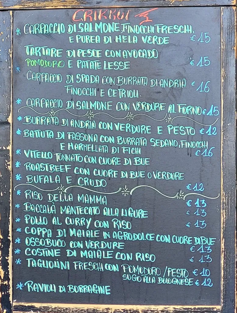 Menü_Ristorante Crikkot_San Remo_Bild_3
