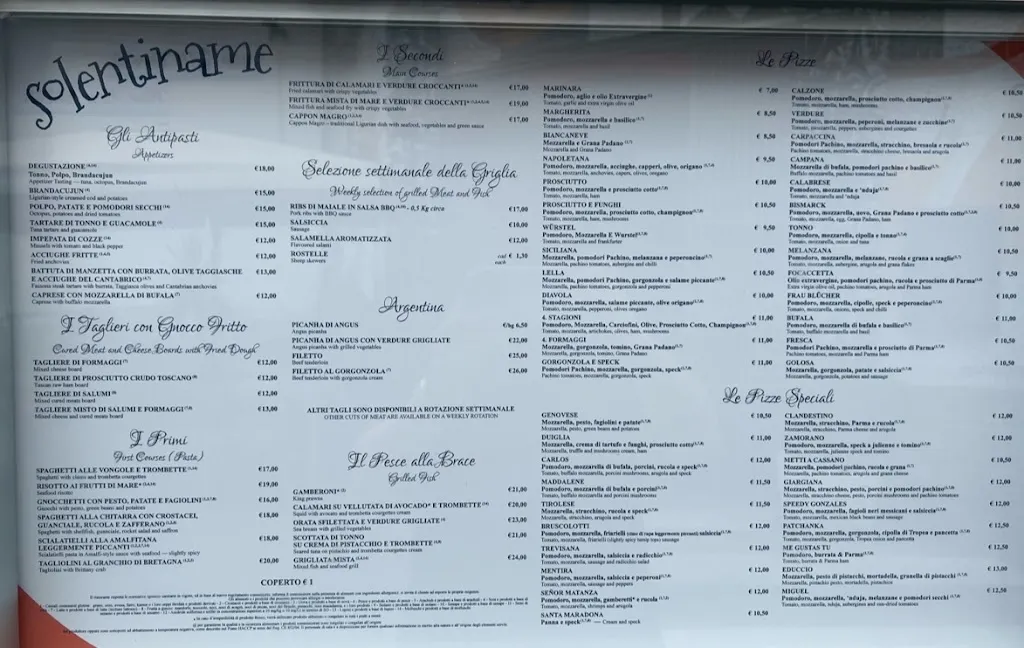 Menu_Ristorante Solentiname_San Remo_image_1