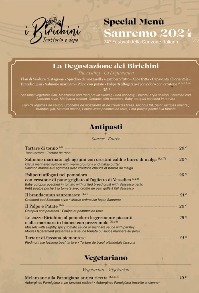 Menu_I Birichini Trattoria e Pizzeria_San Remo_image_2