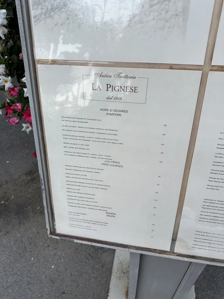 Menu_La Pignese_San Remo_image_3