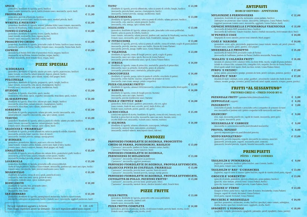 Menu_Pizzeria - Friggitoria 