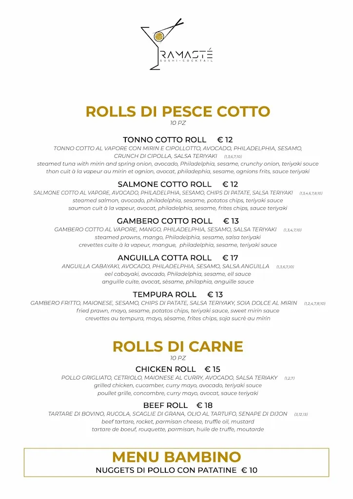 Menu_Ramasté Sanremo_San Remo_image_1
