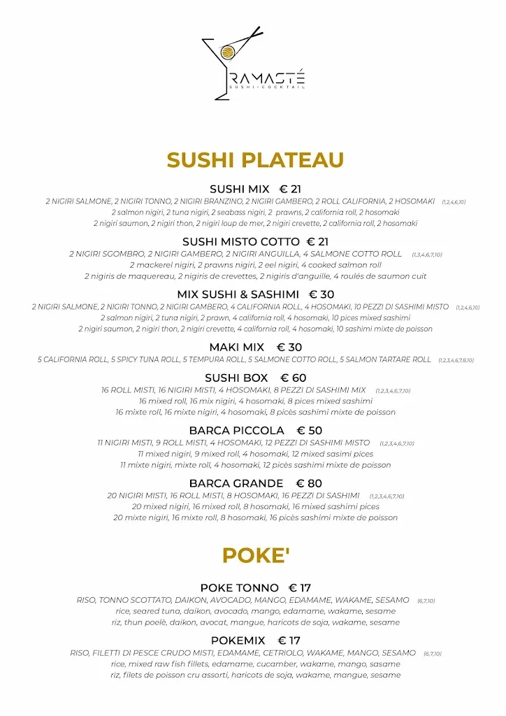 Menu_Ramasté Sanremo_San Remo_image_3