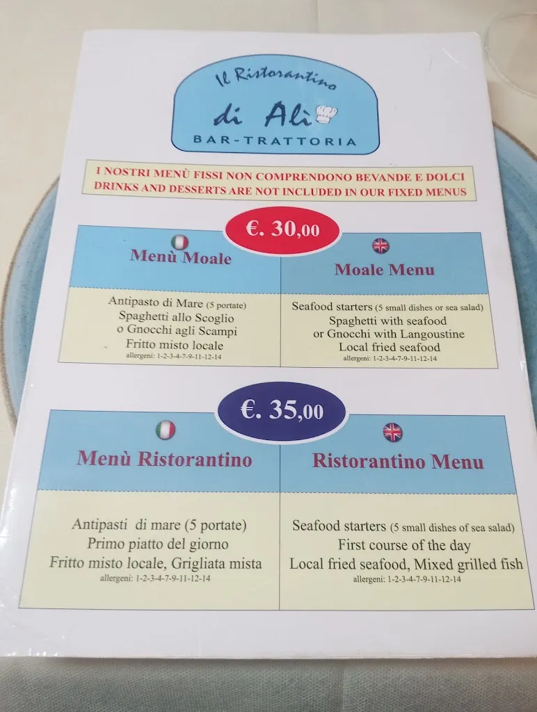 Menu_Il Ristorantino di Ali'_Sarzana_image_1