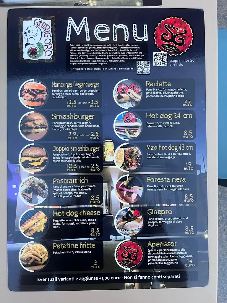 Menu_Birrificio El Issor - Il Ghirigoro_Sassello_image_2