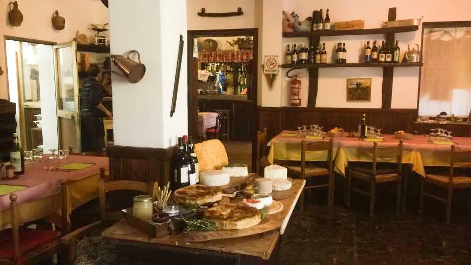 Locanda il Fungo restaurant in Sassello