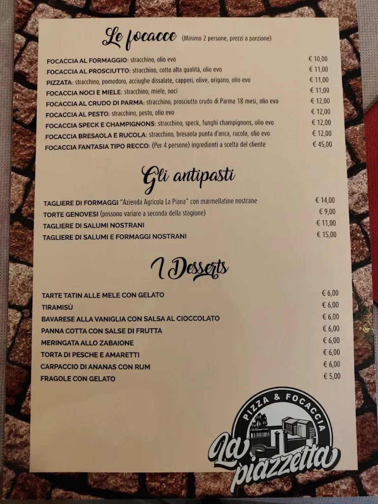 Menu_La Piazzetta Savignone_Savignone_image_3