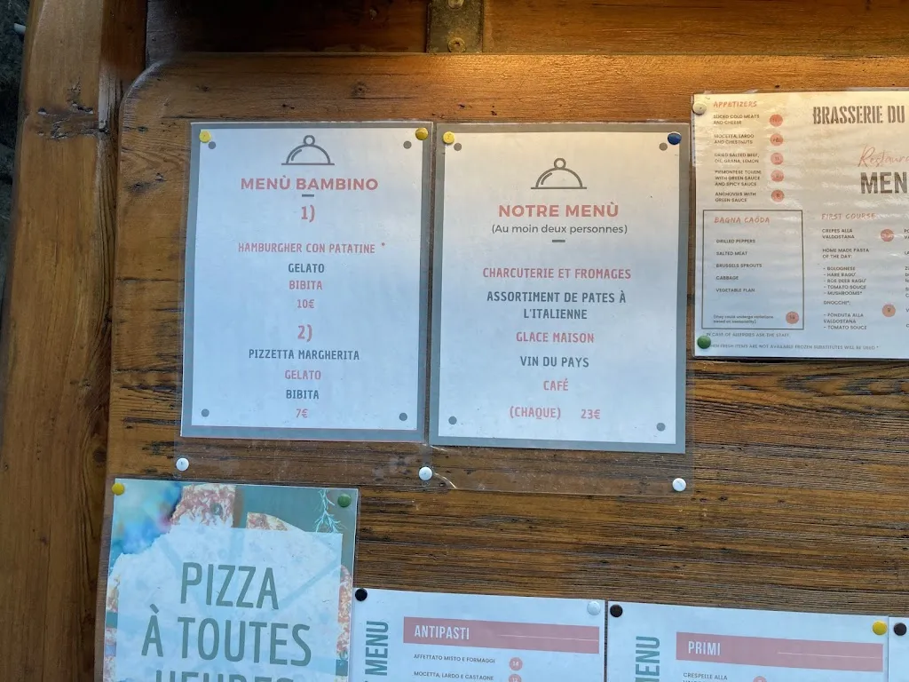 Menu_La Brasserie du Bathieu_La Thuile_immagine_4