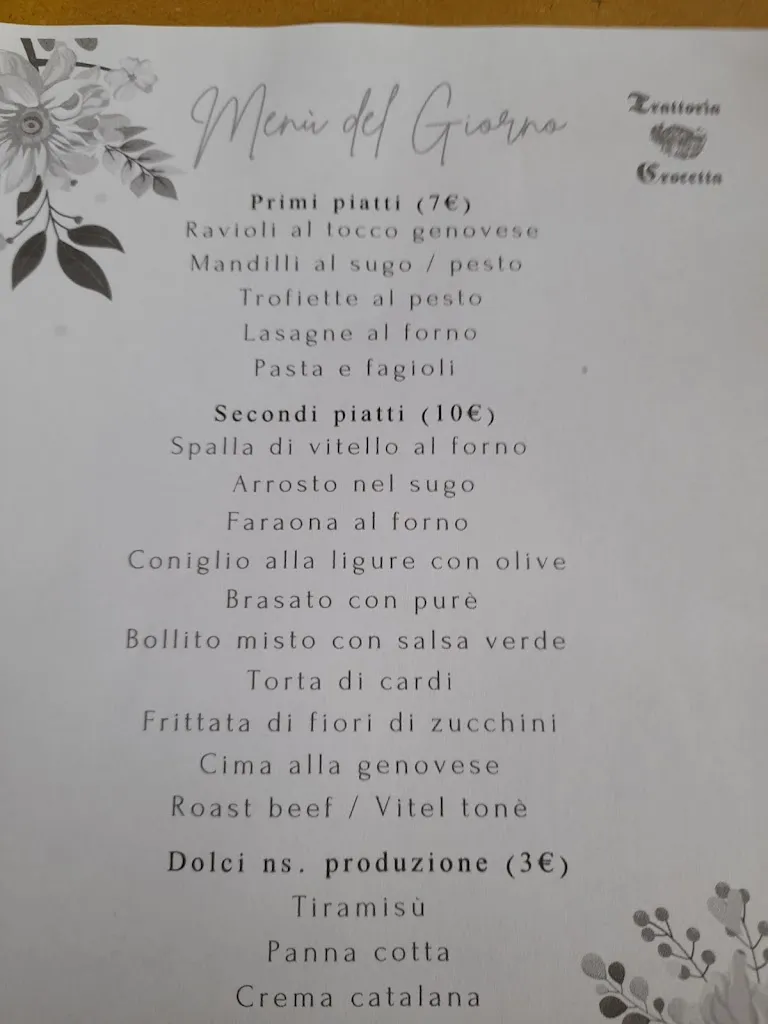 Menu_Ristorante Morando / Trattoria Crocetta_Serra Riccò_image_2