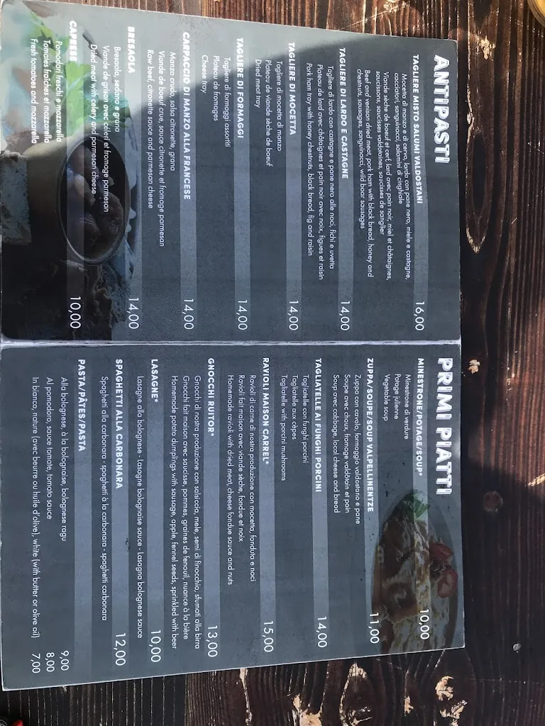 Menu_Maison Carrel_La Thuile_image_3