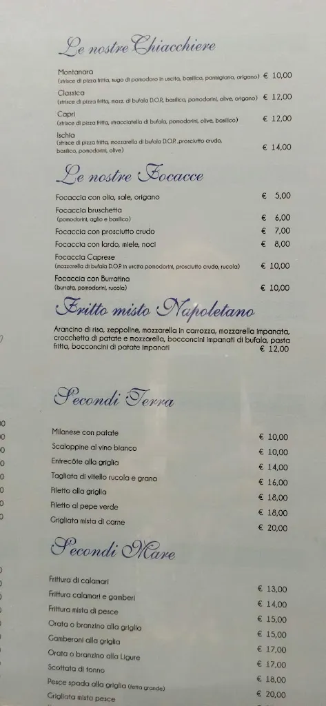 Menu_Ristorante Pizzeria 'O Marechiaro_Taggia_image_1