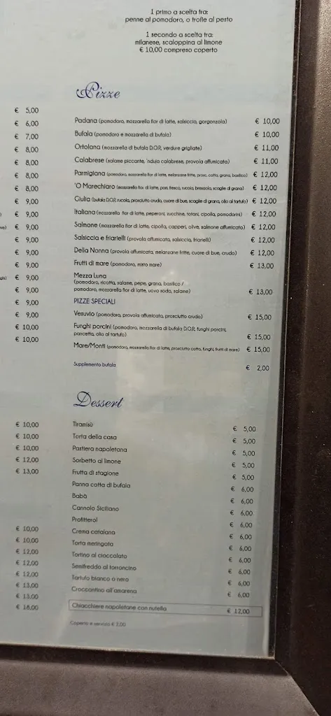 Menu_Ristorante Pizzeria 'O Marechiaro_Taggia_image_2