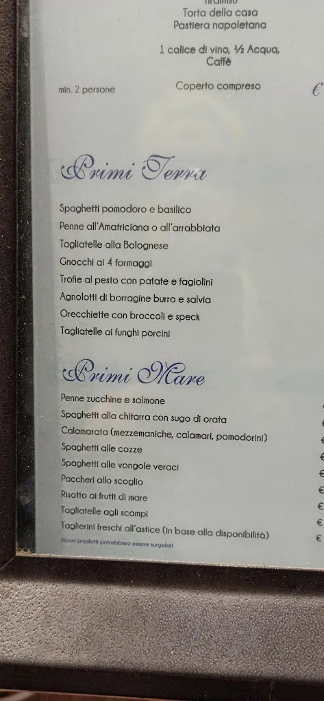Menu_Ristorante Pizzeria 'O Marechiaro_Taggia_image_3
