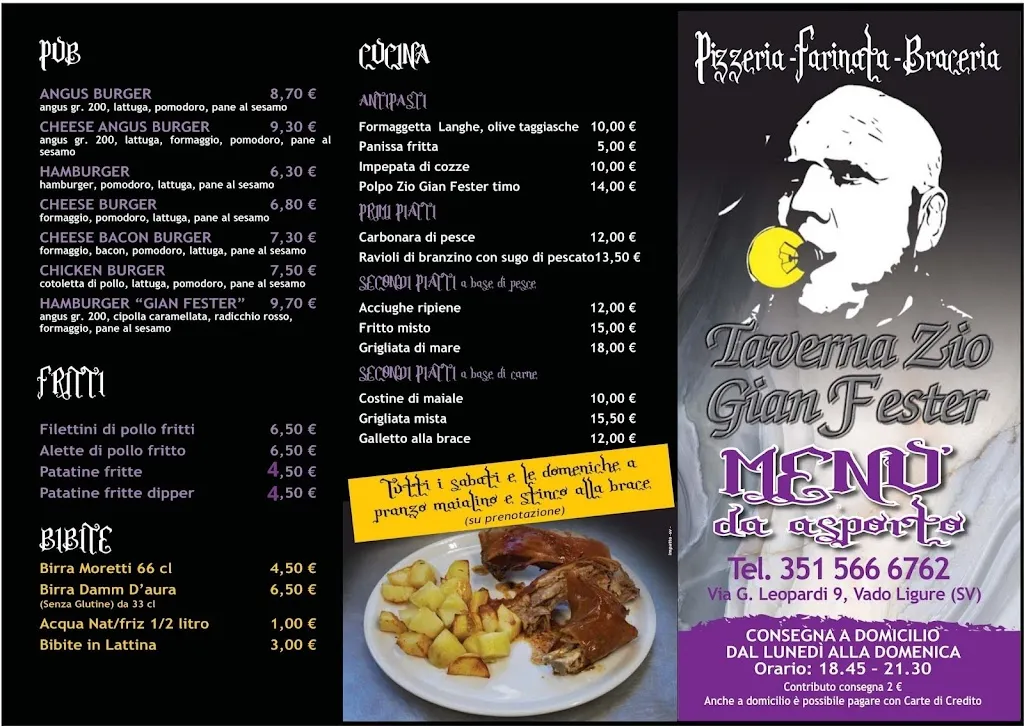 Menu_Taverna dello Zio Gianfester_Vado Centro_image_1
