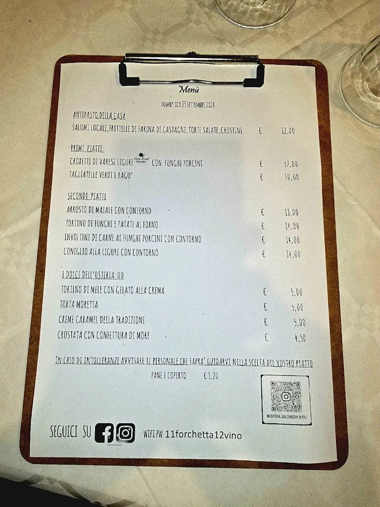 Menu_L'Osteria Du Chicchinettu_Varese Ligure_image_2