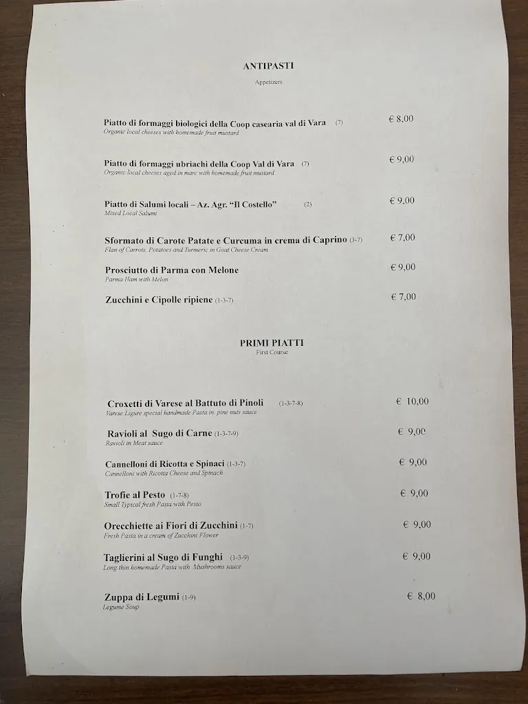 Menu_Albergo Ristorante Amici_Varese Ligure_image_4