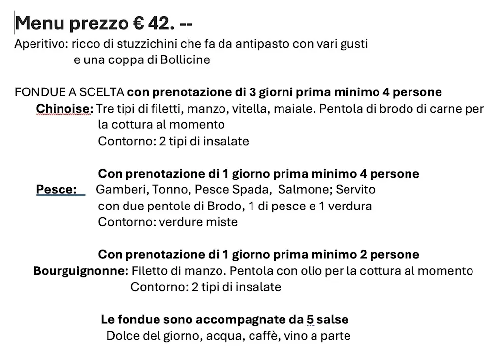 Menu_Home restaurant - Il salotto delle fondue_Vezzano Ligure_image_1
