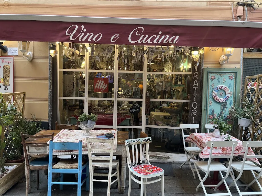 Vino e Cucina restaurant in Varazze