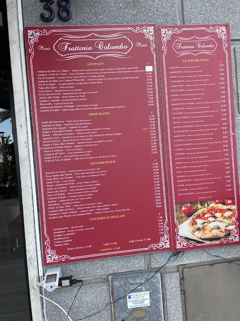 Menu_Trattoria Colombo Varazze_Varazze_image_1