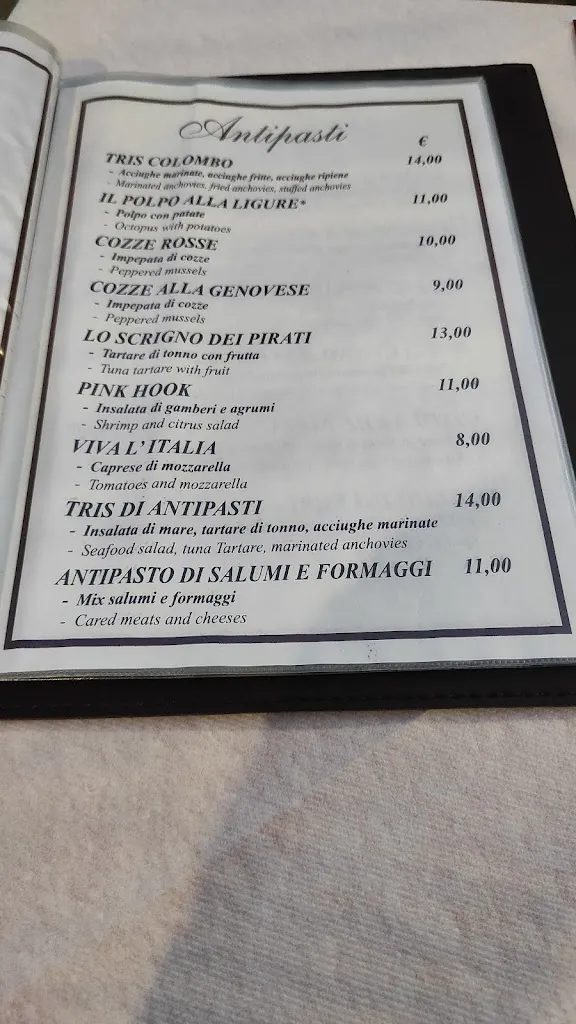 Menu_Trattoria Colombo Varazze_Varazze_image_4