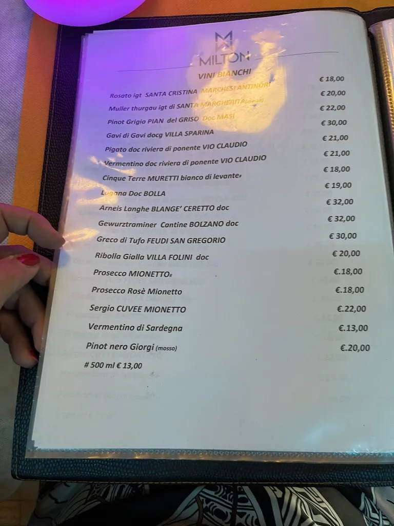 Menu_Hotel Ristorante Pizzeria Milton_Varazze_image_1