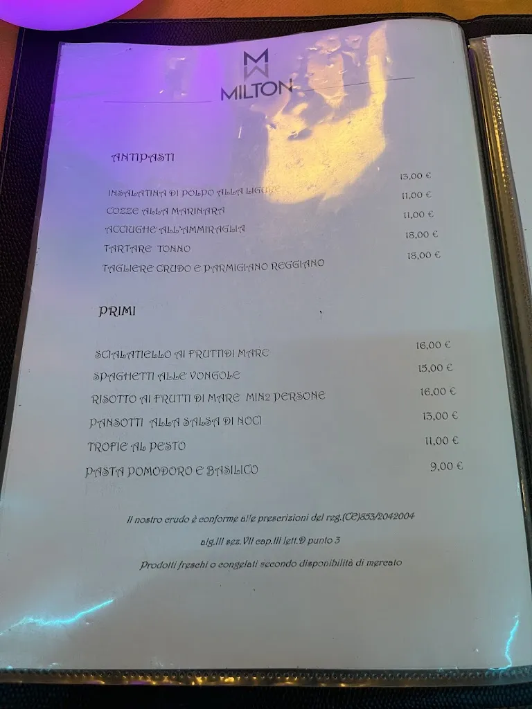 Menu_Hotel Ristorante Pizzeria Milton_Varazze_image_2