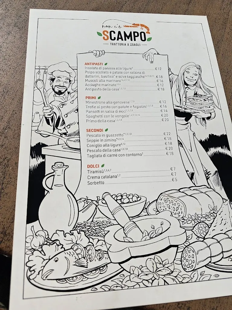 Menu_Non c'è Scampo_Zoagli_image_1