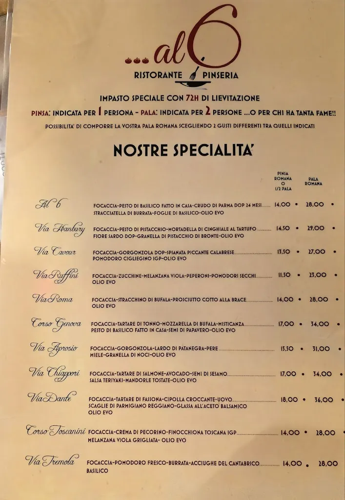Menu_...al 6 - Ristorante & Wine-bar_Ventimiglia_image_2