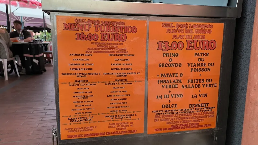 Menü_Ristorante Centrale 2000_Ventimiglia_Bild_1