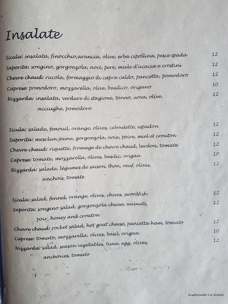 Menu_Ristorante Pizzeria La Giara_Ventimiglia_immagine_3
