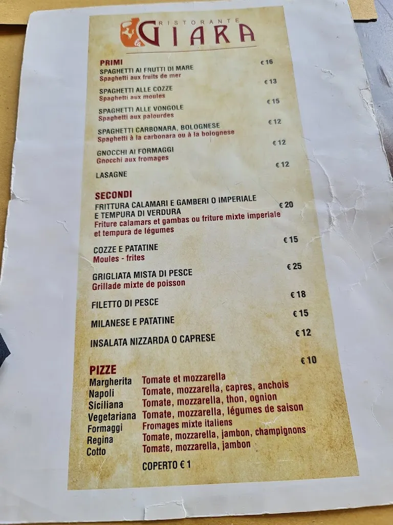 Menu_Ristorante Pizzeria La Giara_Ventimiglia_immagine_4