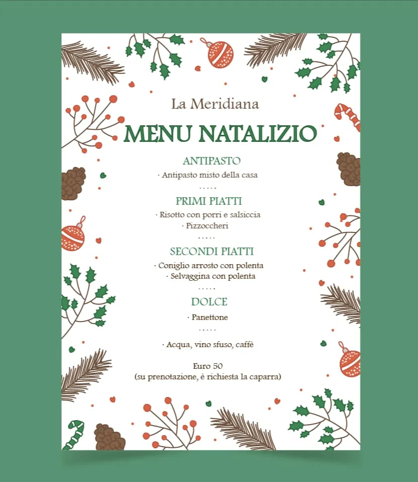 Menu_Ristorante La Meridiana - Piani Resinelli _Abbadia Lariana_image_2