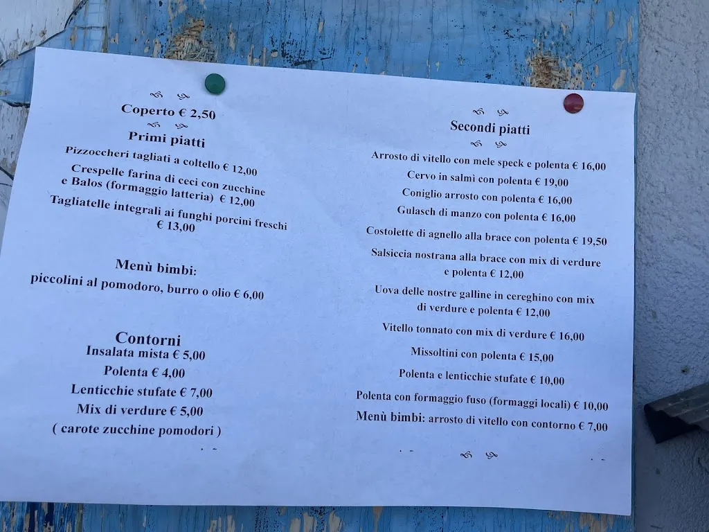 Menu_Rifugio Soldanella Di Taramelli Mauro_Abbadia Lariana_image_1