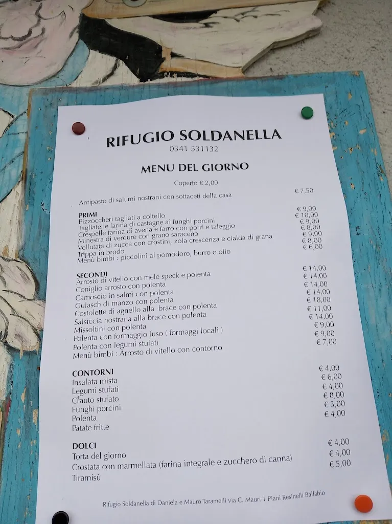 Menu_Rifugio Soldanella Di Taramelli Mauro_Abbadia Lariana_image_3