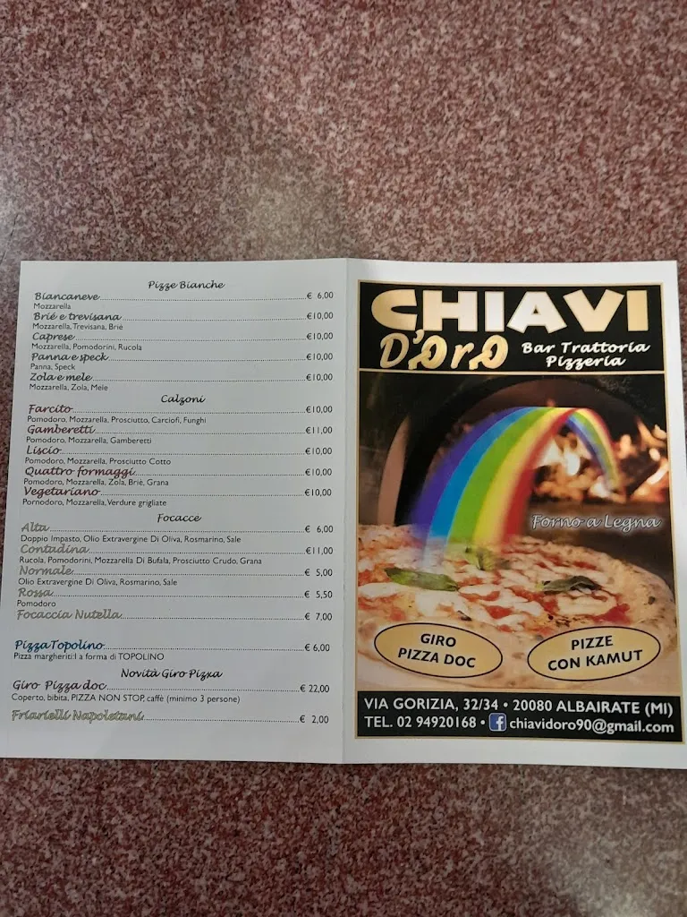 Menu_Trattoria Pizzeria Chiavi D'oro s.r.l.s_Albairate_image_3