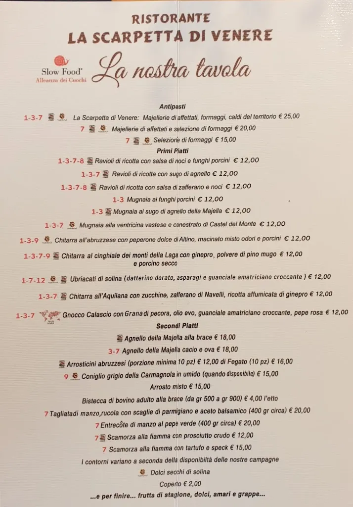 Menu_La Scarpetta Di Venere_Campo di Giove_image_1