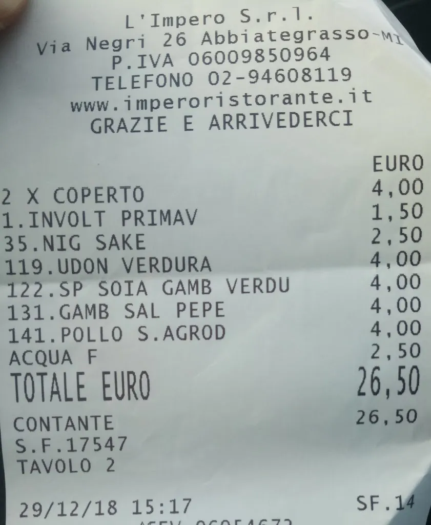 Menu_Impero Abbiategrasso - Ristorante sushi_Abbiategrasso_immagine_2