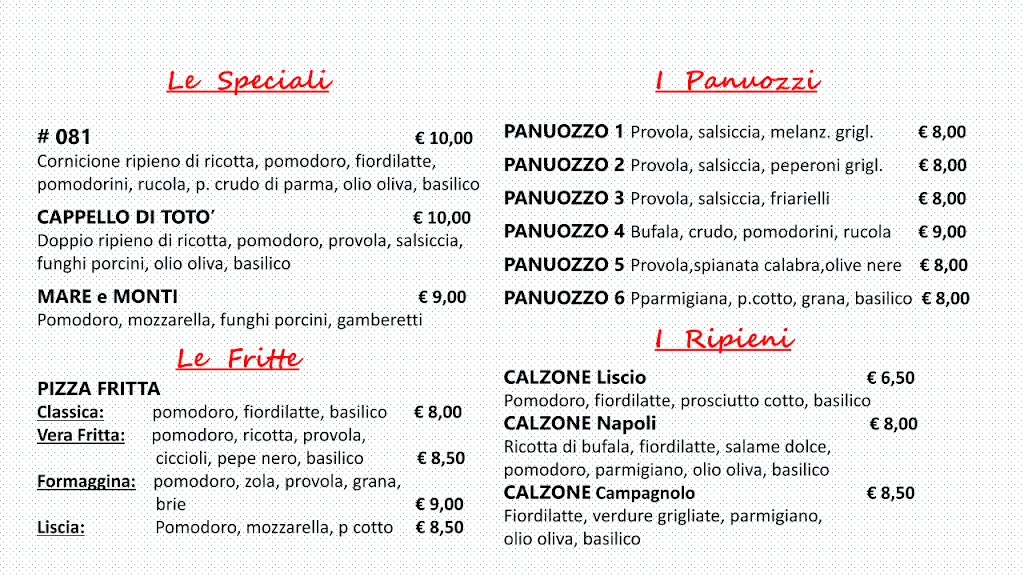 Menu_PIZZERIA #081 