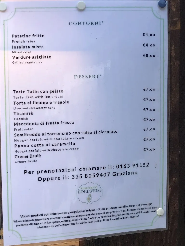Menu_Edelweiss Restaurant_Alagna_image_1