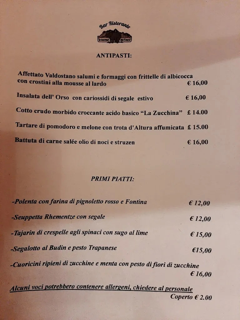 Menu_Le Barmé de l'Ours_Rhemes-Saint-Georges_image_3