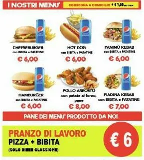 Menu_PIZZERIA MEGA FAST FOOD_Albano Sant'Alessandro_immagine_2