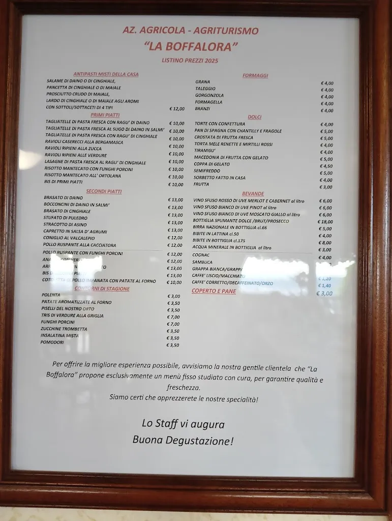 Menu_Agriturismo La BOFFALORA  dal 1988..._Albano Sant'Alessandro_image_1