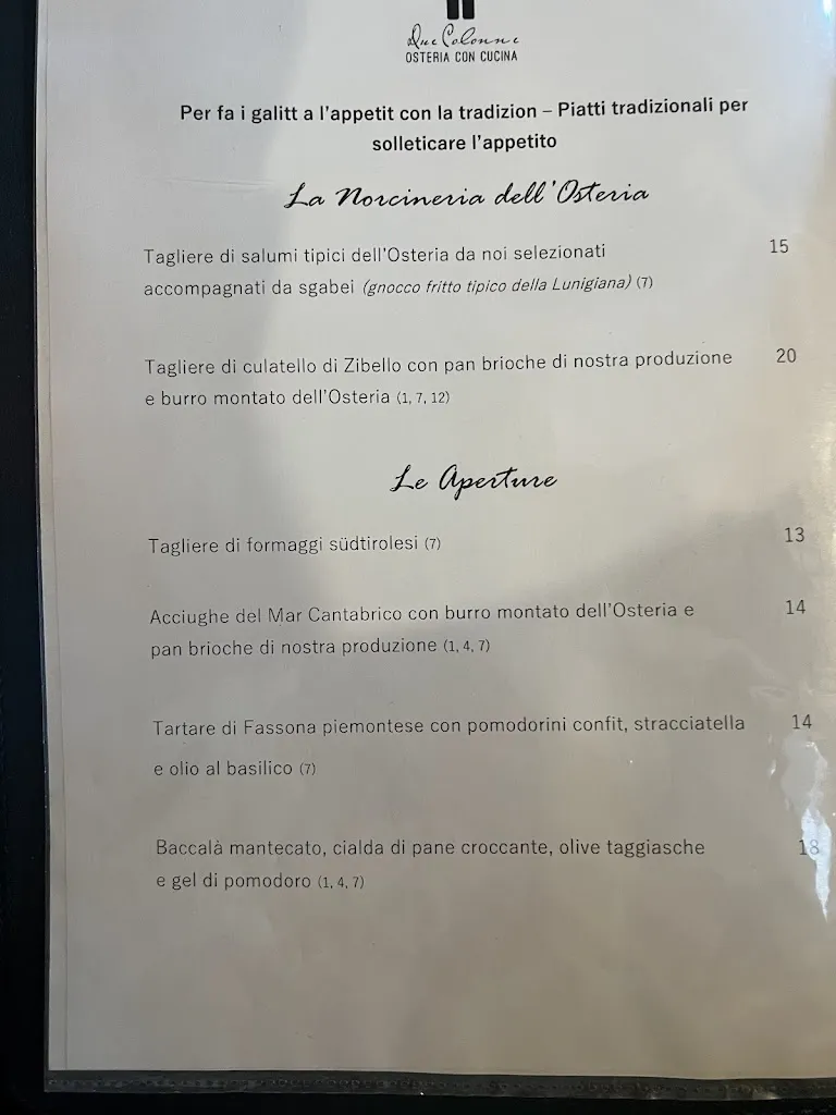 Menu_Osteria Due Colonne_Albignano_image_1