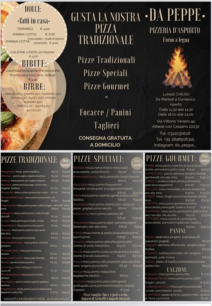 Menu_Pizzeria D’asporto •DA PEPPE•_Albese Con Cassano_image_2