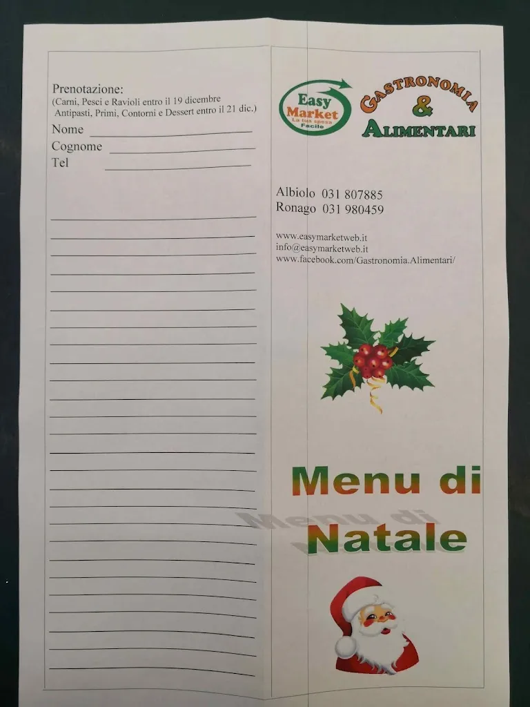 Menu_Easy Market Gastronomia & Alimentari_Albiolo_image_1