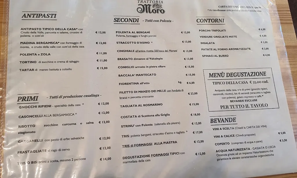 Menu_Moro Da Gigi_Albino_image_1