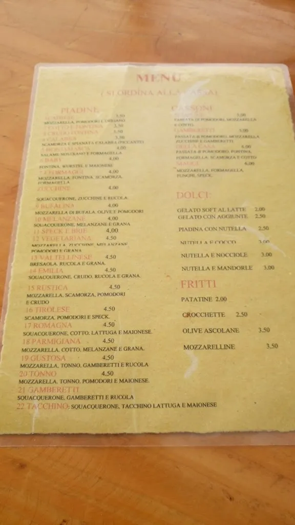 Menu_Piadineria Del Borgo_Albino_image_2